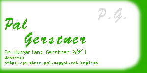 pal gerstner business card